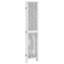 Biombo separador de 5 paneles madera maciza Paulownia blanco by vidaXL, Room dividers - Ref: Foro24-358678, Price: 136,20 €, ...