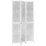 Dreiteiliger Raumteiler aus massivem weißem Paulownia-Holz. von vidaXL, Raumteiler - Ref: Foro24-358671, Preis: 96,64 €, Raba...