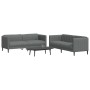 Zweiteiliges dunkelgraues Stoffsofaset von vidaXL, Sofas - Ref: Foro24-3209239, Preis: 492,53 €, Rabatt: %