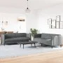 Zweiteiliges dunkelgraues Stoffsofaset von vidaXL, Sofas - Ref: Foro24-3209239, Preis: 448,98 €, Rabatt: %