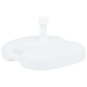 Weißer, mit Sand/Wasser befüllbarer Sonnenschirmständer aus Kunststoff, 16 l von vidaXL, Schirmständer - Ref: Foro24-48773, P...