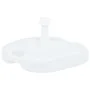 Base de sombrilla rellenable arena/agua plástico blanco 16 L de vidaXL, Bases para sombrillas - Ref: Foro24-48773, Precio: 27...