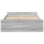 Sonoma gray engineered wood bed with drawers 120x190 cm by vidaXL, Beds and slatted bases - Ref: Foro24-3280326, Price: 134,9...
