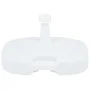 Base de sombrilla rellenable arena/agua plástico blanco 16 L de vidaXL, Bases para sombrillas - Ref: Foro24-48773, Precio: 27...