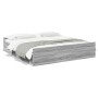 Sonoma gray engineered wood bed with drawers 180x200 cm by vidaXL, Beds and slatted bases - Ref: Foro24-3280277, Price: 164,8...