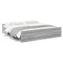 Sonoma gray engineered wood bed with drawers 180x200 cm by vidaXL, Beds and slatted bases - Ref: Foro24-3280277, Price: 162,8...