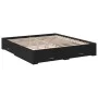 Black engineered wood bed frame with drawers 180x200 cm by vidaXL, Beds and slatted bases - Ref: Foro24-3280364, Price: 186,3...