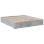 Betongraues Holzwerkstoffbett mit Schubladen 180x200 cm von vidaXL, Betten und Lattenroste - Ref: Foro24-3280366, Preis: 210,...