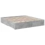 Betongraues Holzwerkstoffbett mit Schubladen 180x200 cm von vidaXL, Betten und Lattenroste - Ref: Foro24-3280366, Preis: 207,...