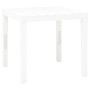 Mesa de jardín con 2 bancos plástico blanco de vidaXL, Conjuntos de jardín - Ref: Foro24-48777, Precio: 87,52 €, Descuento: %