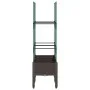 Jardinera con enrejado PP marrón 80x40x142,5 cm by vidaXL, Pots and planters - Ref: Foro24-367955, Price: 51,29 €, Discount: %