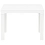 Mesa de jardín con 2 bancos plástico blanco de vidaXL, Conjuntos de jardín - Ref: Foro24-48777, Precio: 87,52 €, Descuento: %