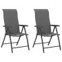 Faltbare Gartenstühle, 2 Stück, graues Kunststoff-Rattan von vidaXL, Gartenstühle - Ref: Foro24-4007140, Preis: 132,31 €, Rab...
