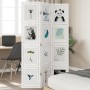 Three-panel solid Paulownia wood room divider screen in white. by vidaXL, Room dividers - Ref: Foro24-358686, Price: 107,48 €...