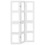 Three-panel solid Paulownia wood room divider screen in white. by vidaXL, Room dividers - Ref: Foro24-358686, Price: 98,82 €,...
