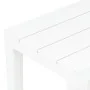 Gartentisch mit 2 weißen Kunststoffbänken von vidaXL, Gartensets - Ref: Foro24-48777, Preis: 86,64 €, Rabatt: %
