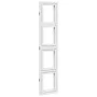 Biombo separador de 3 paneles madera maciza Paulownia blanco de vidaXL, Divisores de ambientes - Ref: Foro24-358686, Precio: ...