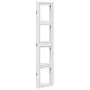 Biombo separador de 4 paneles madera maciza Paulownia blanco by vidaXL, Room dividers - Ref: Foro24-358690, Price: 128,84 €, ...