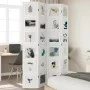 Biombo separador de 4 paneles madera maciza Paulownia blanco by vidaXL, Room dividers - Ref: Foro24-358692, Price: 128,80 €, ...