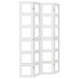 Biombo separador de 4 paneles madera maciza Paulownia blanco by vidaXL, Room dividers - Ref: Foro24-358692, Price: 149,70 €, ...