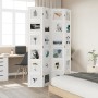 Biombo separador de 4 paneles madera maciza Paulownia blanco by vidaXL, Room dividers - Ref: Foro24-358692, Price: 149,70 €, ...