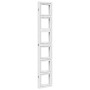 Biombo separador de 4 paneles madera maciza Paulownia blanco by vidaXL, Room dividers - Ref: Foro24-358692, Price: 149,70 €, ...