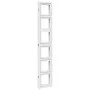 Biombo separador de 4 paneles madera maciza Paulownia blanco by vidaXL, Room dividers - Ref: Foro24-358692, Price: 128,80 €, ...