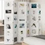 Biombo separador de 6 paneles madera maciza Paulownia blanco by vidaXL, Room dividers - Ref: Foro24-358699, Price: 212,57 €, ...