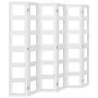 Biombo separador de 6 paneles madera maciza Paulownia blanco by vidaXL, Room dividers - Ref: Foro24-358699, Price: 212,57 €, ...