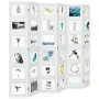 Biombo separador de 6 paneles madera maciza Paulownia blanco by vidaXL, Room dividers - Ref: Foro24-358699, Price: 212,57 €, ...
