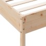 Estructura de cama con cabecero madera maciza pino 90x190 cm de vidaXL, Camas y somieres - Ref: Foro24-3207237, Precio: 119,7...