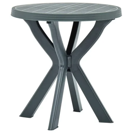 Green plastic bistro table Ø70 cm by vidaXL, Garden tables - Ref: Foro24-48797, Price: 64,83 €, Discount: %