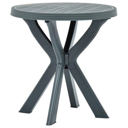Green plastic bistro table Ø70 cm by vidaXL, Garden tables - Ref: Foro24-48797, Price: 70,47 €, Discount: %
