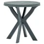 Green plastic bistro table Ø70 cm by vidaXL, Garden tables - Ref: Foro24-48797, Price: 64,83 €, Discount: %