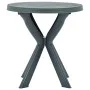 Green plastic bistro table Ø70 cm by vidaXL, Garden tables - Ref: Foro24-48797, Price: 64,83 €, Discount: %
