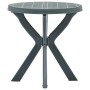 Grüner Bistrotisch aus Kunststoff Ø70 cm von vidaXL, Gartentische - Ref: Foro24-48797, Preis: 70,47 €, Rabatt: %