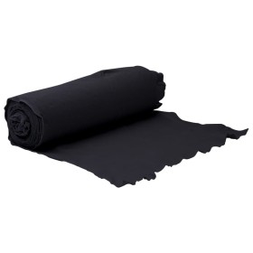 Membrana geotextil fibra de poliéster negro 1x10 m