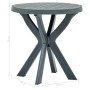Green plastic bistro table Ø70 cm by vidaXL, Garden tables - Ref: Foro24-48797, Price: 70,47 €, Discount: %