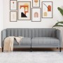 Sofá de 2 plazas tela gris claro by vidaXL, Sofas - Ref: Foro24-372604, Price: 225,44 €, Discount: %