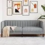 Zweiplätziges Sofa aus hellem grauen Stoff. von vidaXL, Sofas - Ref: Foro24-372604, Preis: 222,35 €, Rabatt: %
