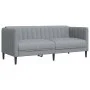 Zweiplätziges Sofa aus hellem grauen Stoff. von vidaXL, Sofas - Ref: Foro24-372604, Preis: 222,35 €, Rabatt: %