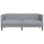 Zweiplätziges Sofa aus hellem grauen Stoff. von vidaXL, Sofas - Ref: Foro24-372604, Preis: 222,35 €, Rabatt: %