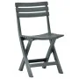 Folding garden chair 2 units green plastic by vidaXL, Garden chairs - Ref: Foro24-48789, Price: 63,96 €, Discount: %
