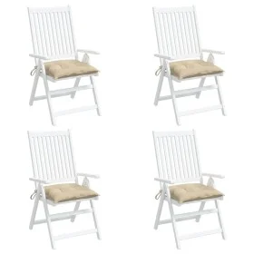 Cojines de palets de jardín 4 uds tela Oxford beige 50x50x7 cm by vidaXL, Cushions for chairs and sofas - Ref: Foro24-361517,...