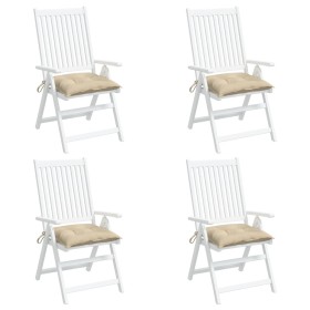 Cojines de palets de jardín 4 uds tela Oxford beige 50x50x7 cm by vidaXL, Cushions for chairs and sofas - Ref: Foro24-361517,...