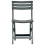 Folding garden chair 2 units green plastic by vidaXL, Garden chairs - Ref: Foro24-48789, Price: 63,96 €, Discount: %