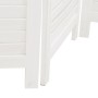 Biombo separador de 3 paneles madera maciza Paulownia blanco by vidaXL, Room dividers - Ref: Foro24-358832, Price: 120,71 €, ...