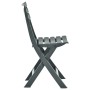 Folding garden chair 2 units green plastic by vidaXL, Garden chairs - Ref: Foro24-48789, Price: 63,96 €, Discount: %
