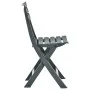 Folding garden chair 2 units green plastic by vidaXL, Garden chairs - Ref: Foro24-48789, Price: 63,96 €, Discount: %