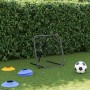 Rebotador de fútbol ajustable acero negro 84x73x60-80 cm by vidaXL, Accessories for soccer goals - Ref: Foro24-4007968, Price...
